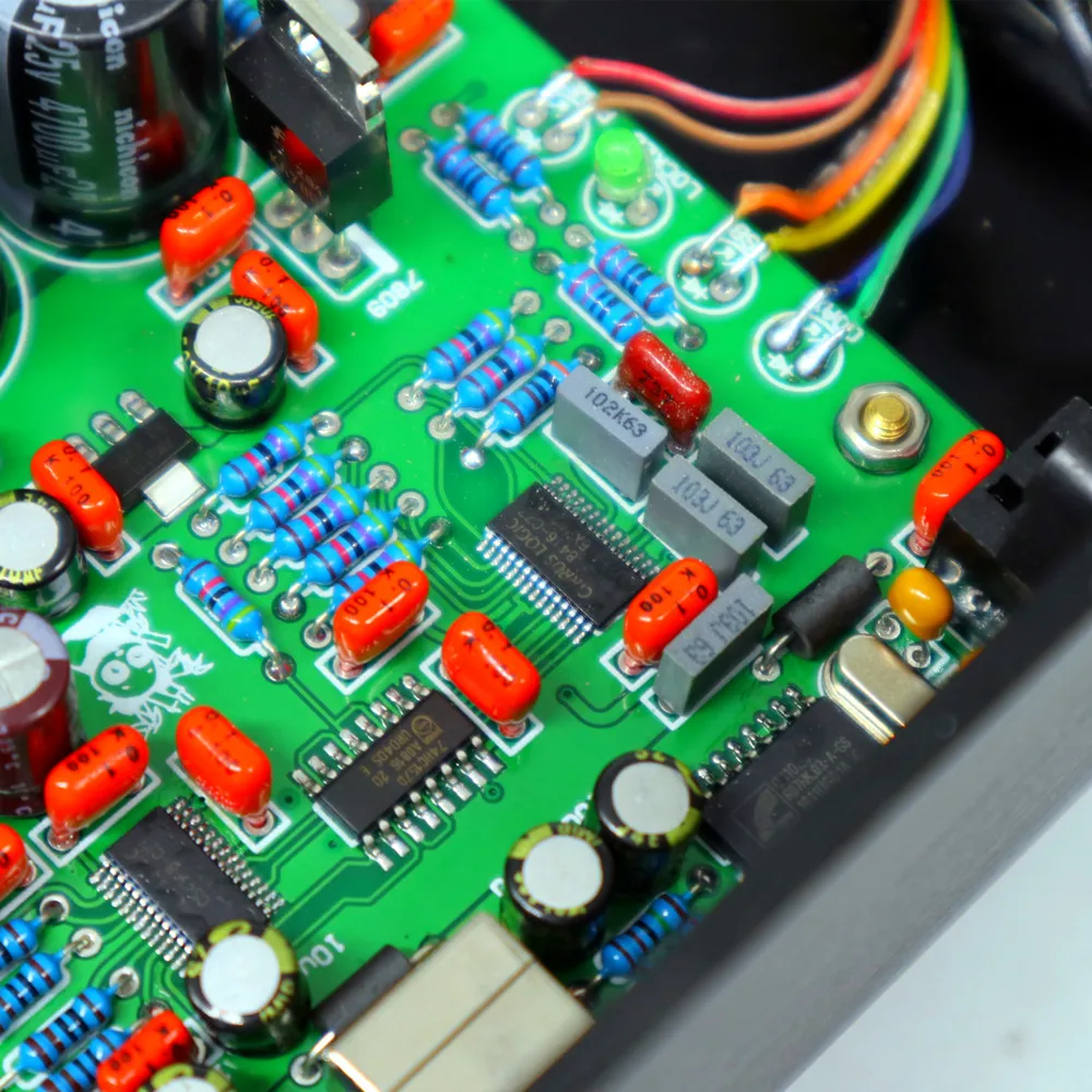 Audio decoder CS4398+CS8416 DAC 24BIT/192KHZ optical fiber/coaxial SUB input