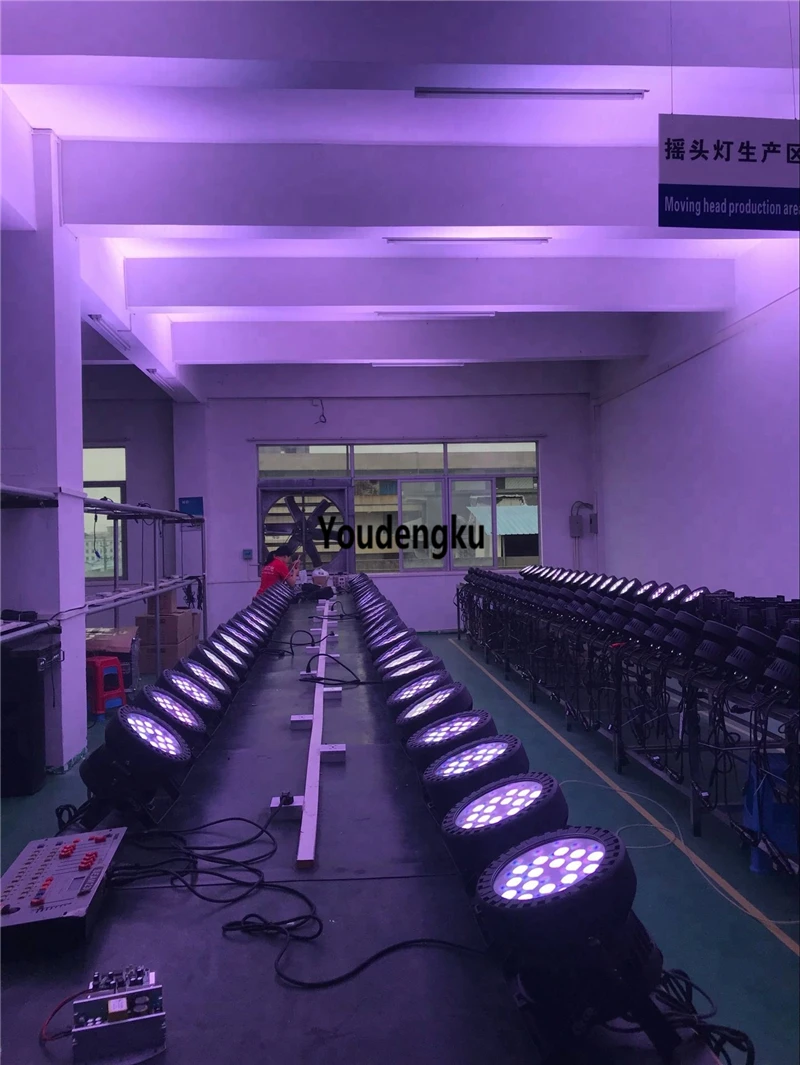 4 pieces waterproof stage night club party 18x10W 4in1 rgbw dmx IP65 led par lig