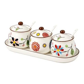 Ceramic Spice Jar Set 1