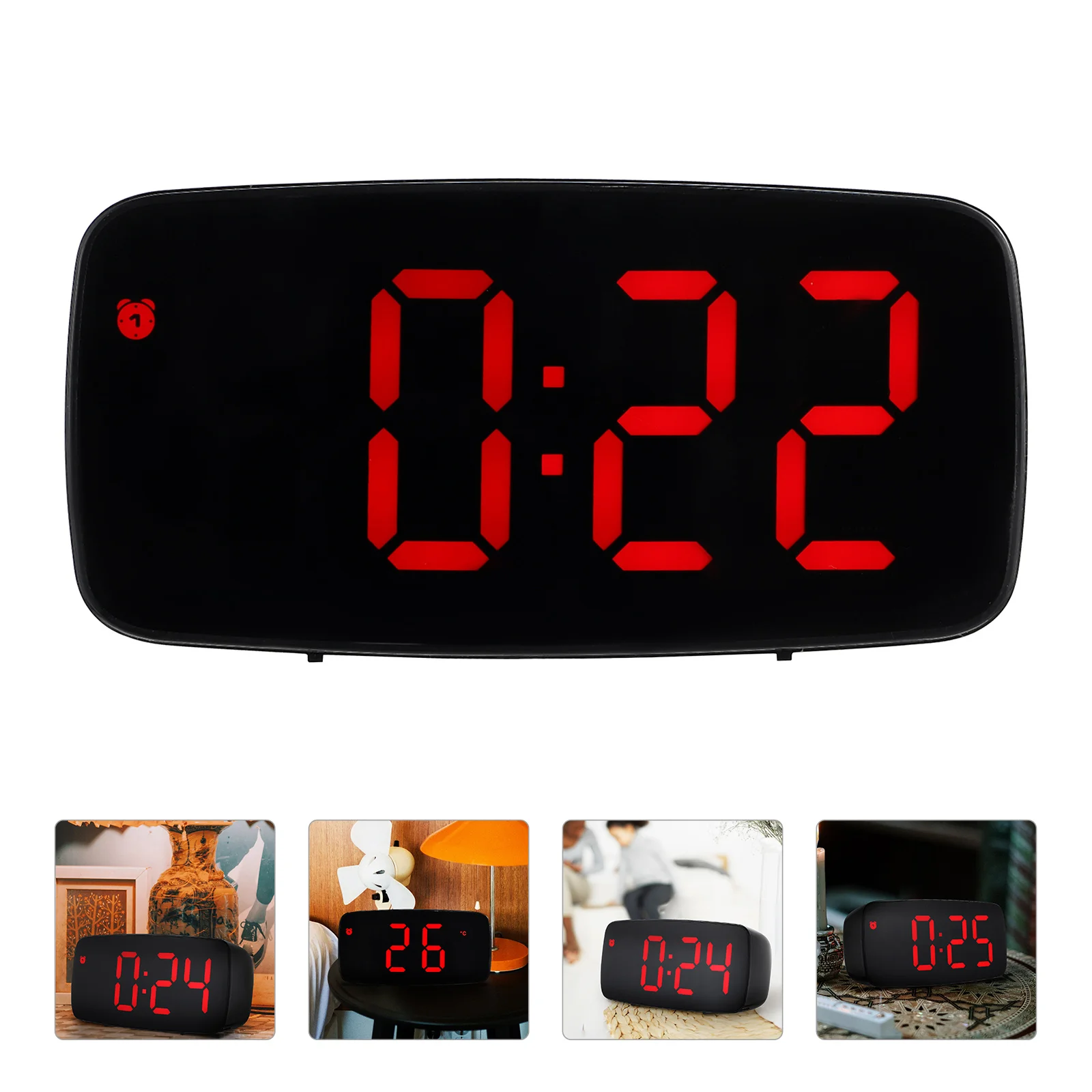 Radio Alarm Clock LED Electronic Housewarming Present Digital Large Display Child 5