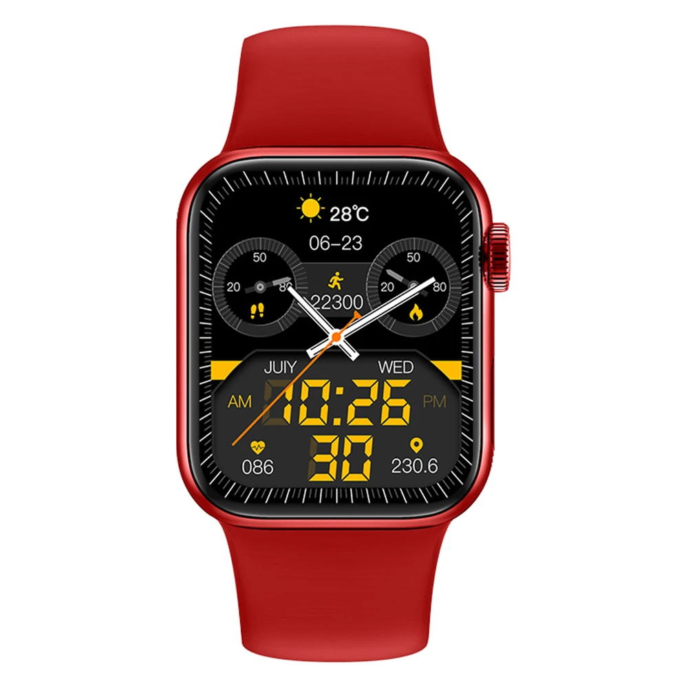 M Seven Sports Smart Watch Men 2022 Bluetooth Dial Call Voice Assistant Women Fitness Smartwatch PK IWO 15 Pro W27 DT7 Series 7 