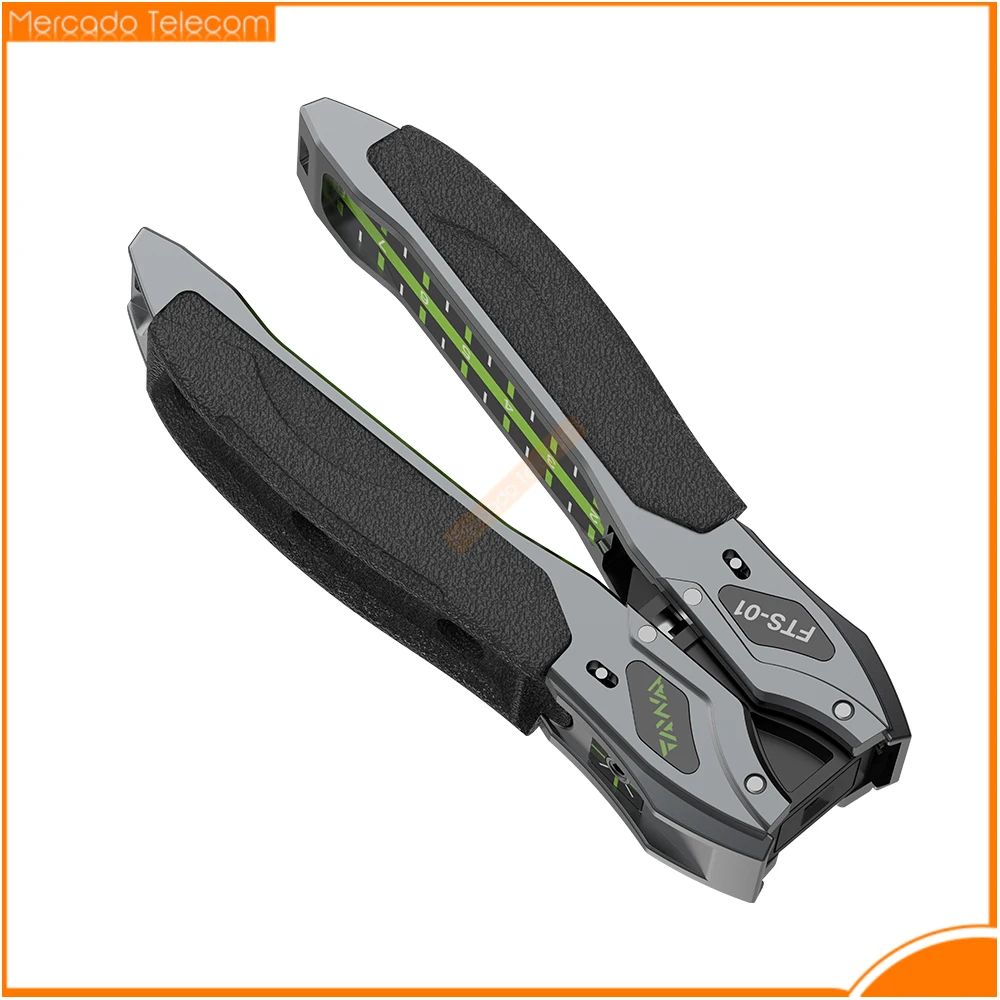 TAWAA FTS-01 Fiber Optic Drop Cable Stripper for FTTH Flat Cables, Outdoor Drop Cable Tools, 3mm x 2mm butterfly drop cable