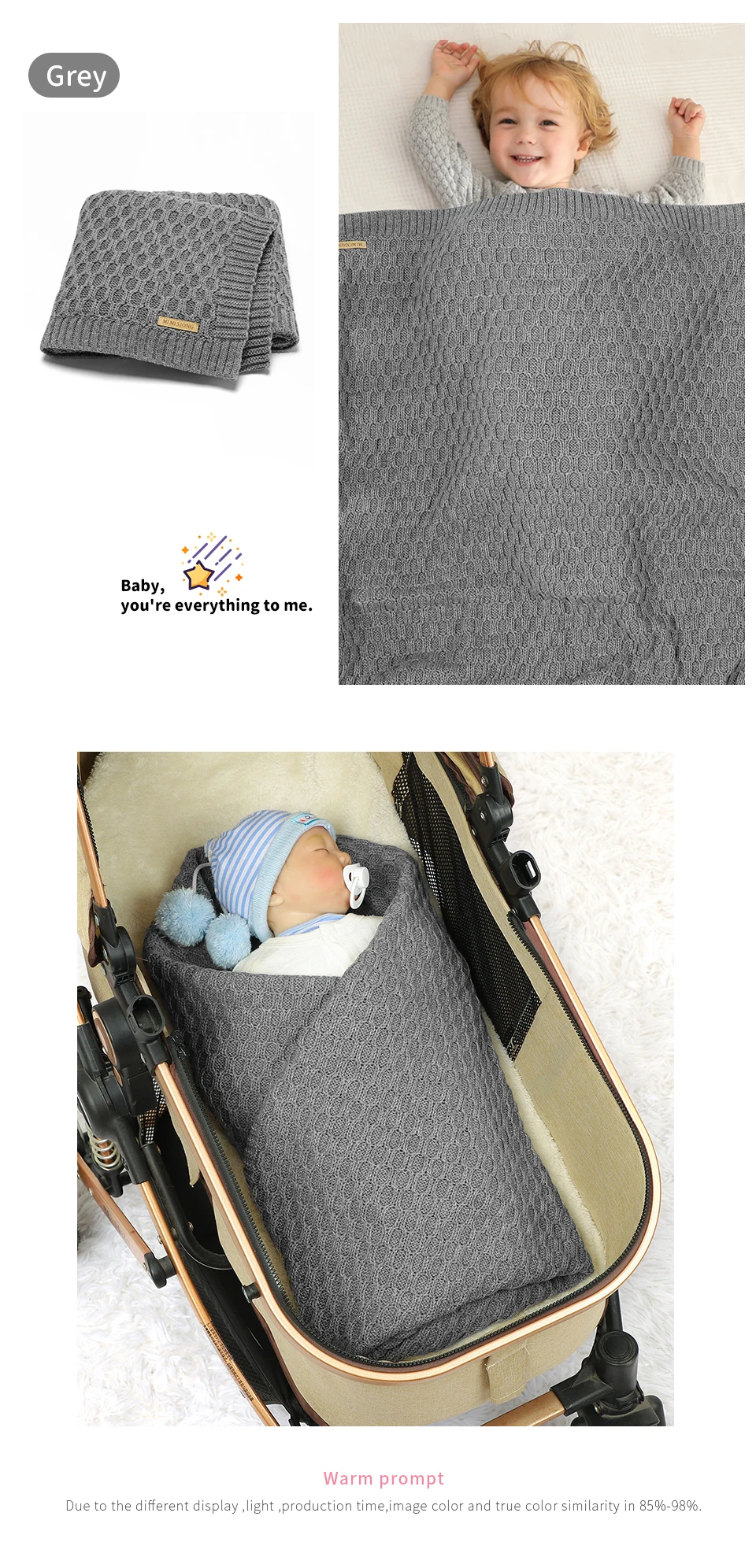 Couverture chaude BEBE berceau