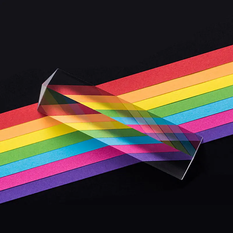 Description Picture 4 of itemTriangular Prism Rainbow Prisma Crystal Glass Photographic Prisme Color Prisms Physics Children's Light Experiment