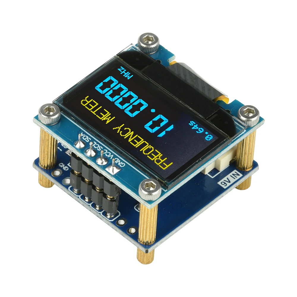 1KHz-100MHz 20MHz-2.7GHz Misuratore di frequenza OLED Display di frequenza Contatore di frequenza per la misurazione RF Ricetrasmettitore radioamatoriale - immagine 5