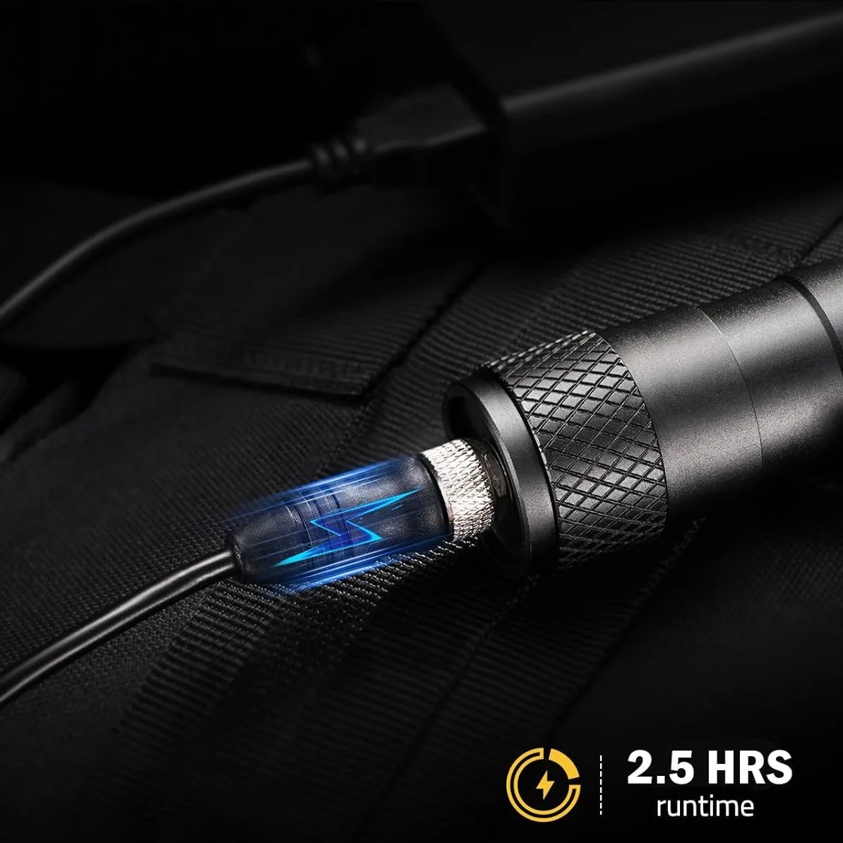 Rechargeable Tactical Flashlight for Rifles with Remote Switch
