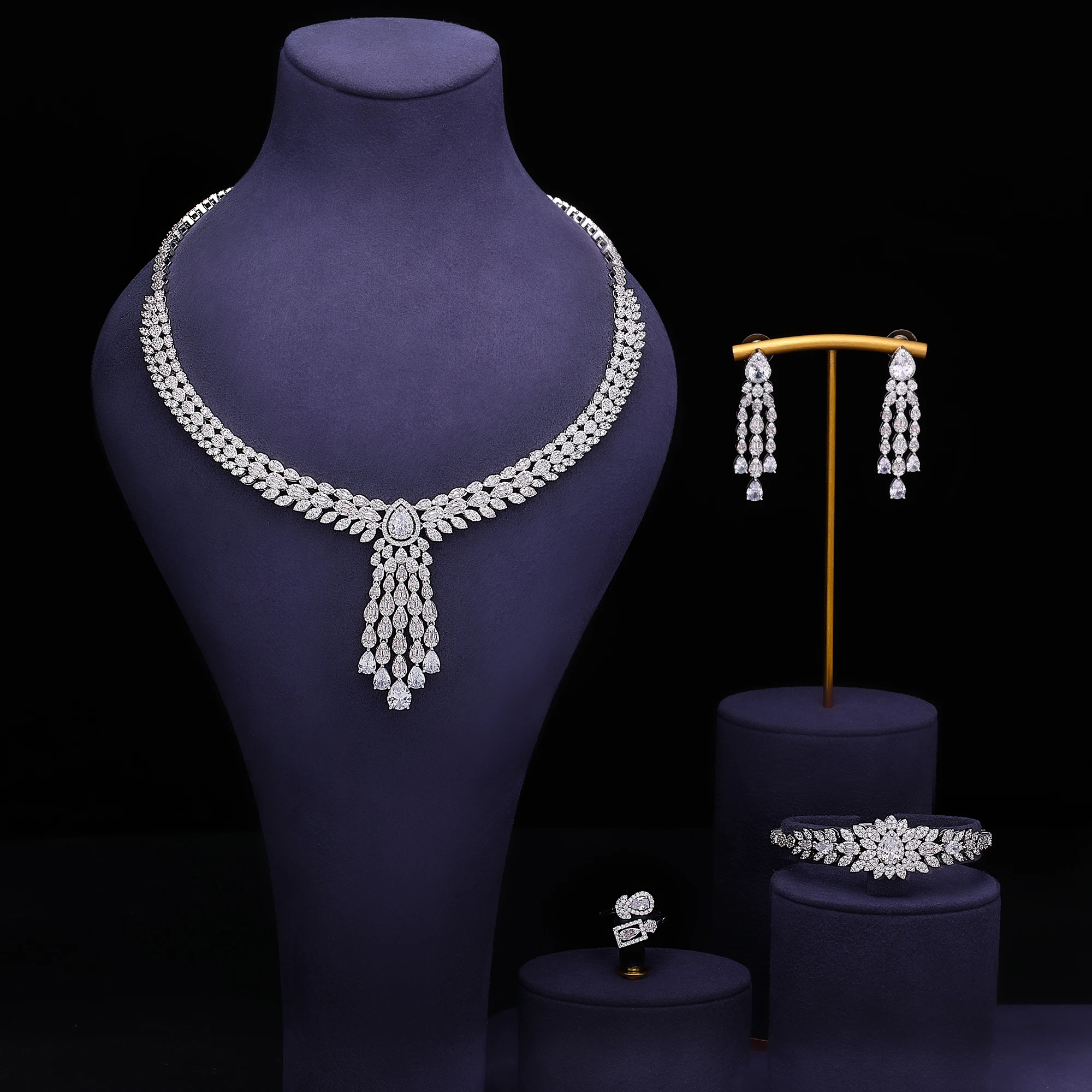 

African Jewelry for Woman Women Jewelry Set Ladies Elegant Women's Sets Free Shipping Promotion Bride Earings for Womens Chic