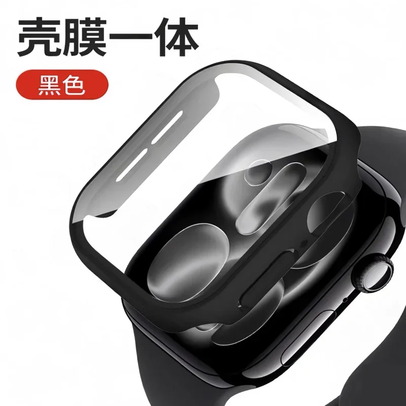 Matte Hard PC Bumper with Tempered Glass Screen Protector