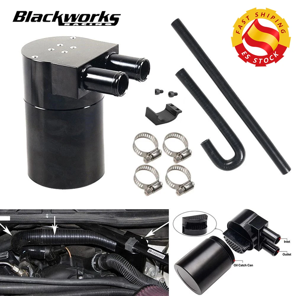 Reservoir Fuel Tanks Oil Catch Can Box With Silicone Radiator Hose For Bmw N54 335i 135i E90 E92