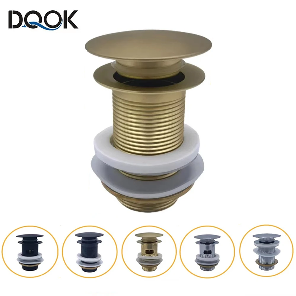 Bathroom Basin Sink Pop Up Drain Waste Stopper Bathroom Faucet Accessories basin drain stopper