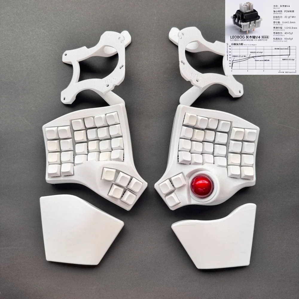 Charybdis 4X6 MK2 分割キーボードキット パームパッド付き カスタム