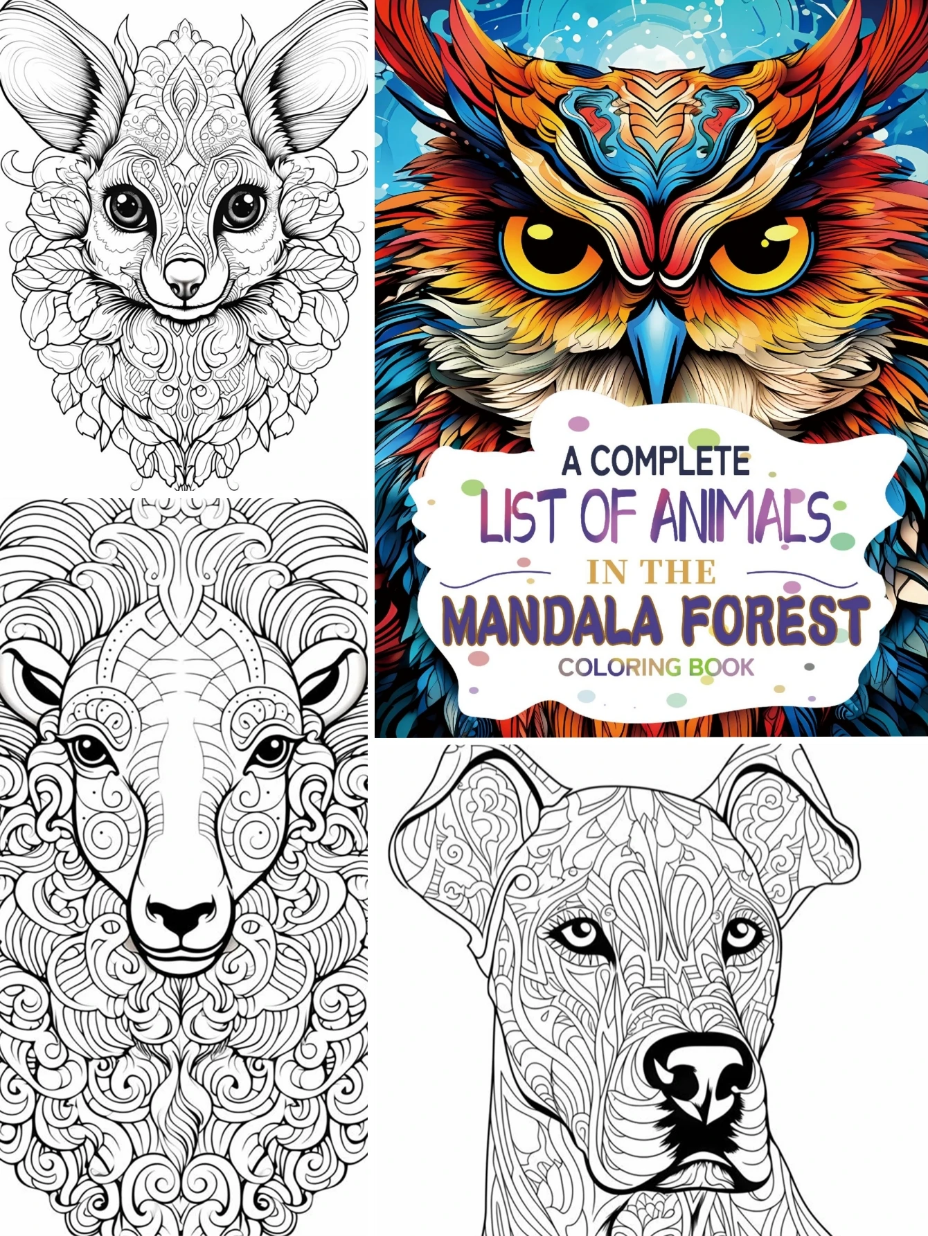 1pc Mandala Forest Art Coloring Book Original Upgraded Paper Thickened 22 Pages Coloring Books Gift For Holiday Birthday 6