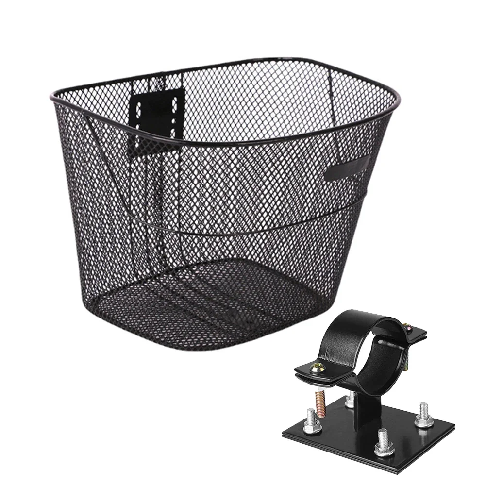 Soporte fijo para cesta de bicicleta, soporte de fijación para