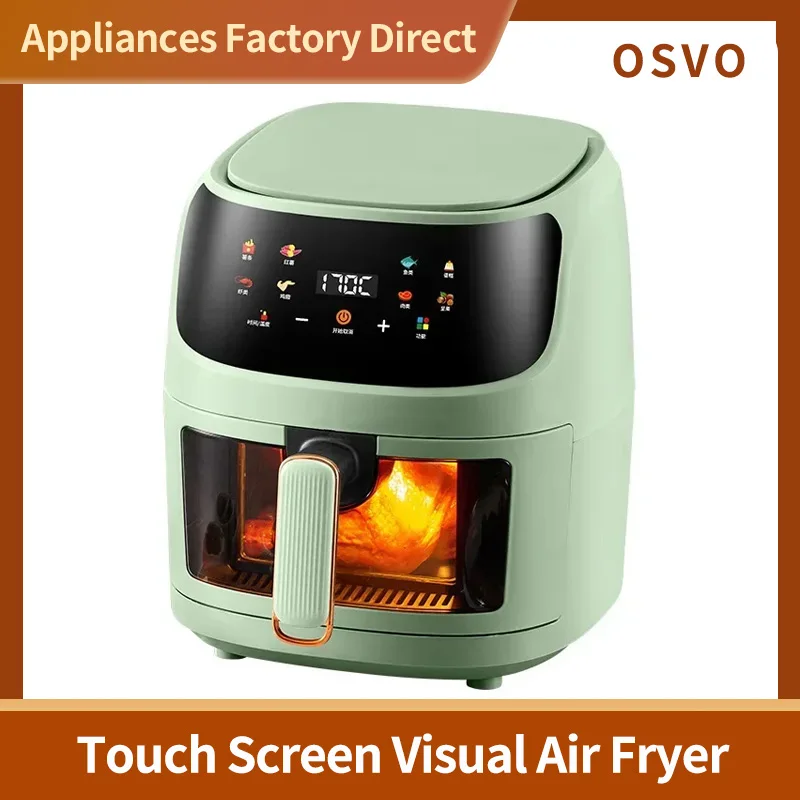 

Air Fryer Intelligent Electric Fryer 8L Large Visual Capacity 220V