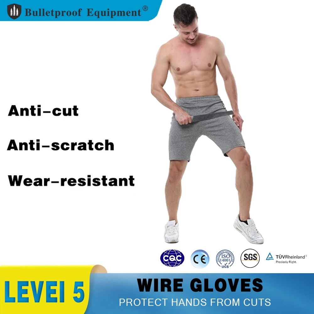 Level 5 Cut Resistant Beach Pants Tear Resistant Wear Resistant Glass Factory Slaughterhouse Outdoor Protective Clothing