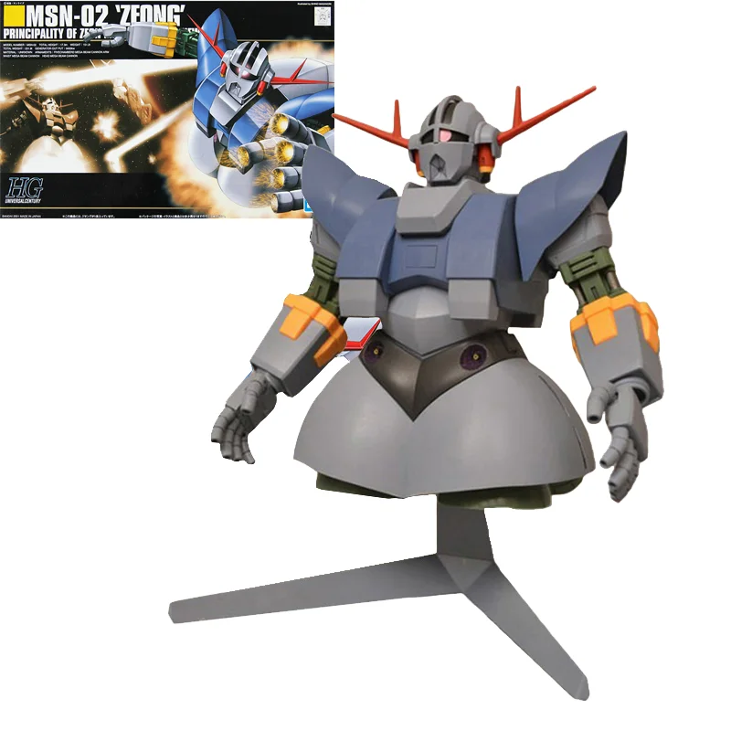 

Original Genuine Gundam Assembled Model Kit HG HGUC 1/144 MSN-02 Zeong Collection Gunpla Anime Action Figure Gift For Children