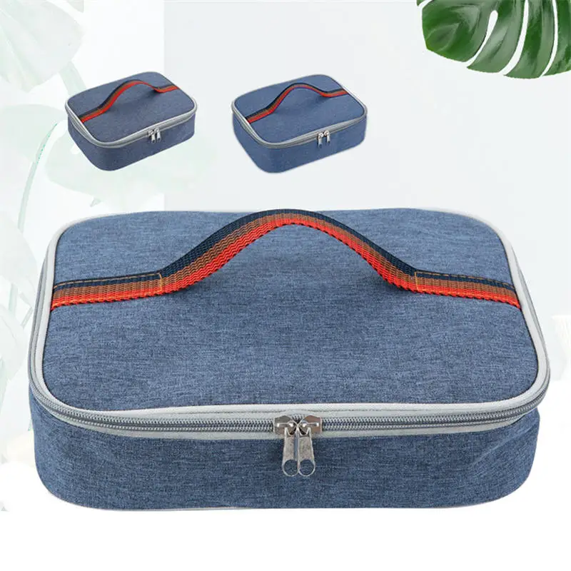 Lunch Bag Lunch Cooler Bag Insulated Foil Bag Insulated Lunch Bag Thermal Bag Fashion Beer Bags Children Large Capacity Picnic Drink Lunchbox Portable Office Food Bags