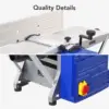 1250W Powerful Benchtop Planer Worktable Thickness Planer with Low Noise for both Hard & Soft Wood Planing & Thicknessing 6