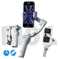 M01 AI Face Following Light Stabilizer with Mini Tripod Smart Gimbal Selfie Stick for YouTube Live Streaming and Travel Portable