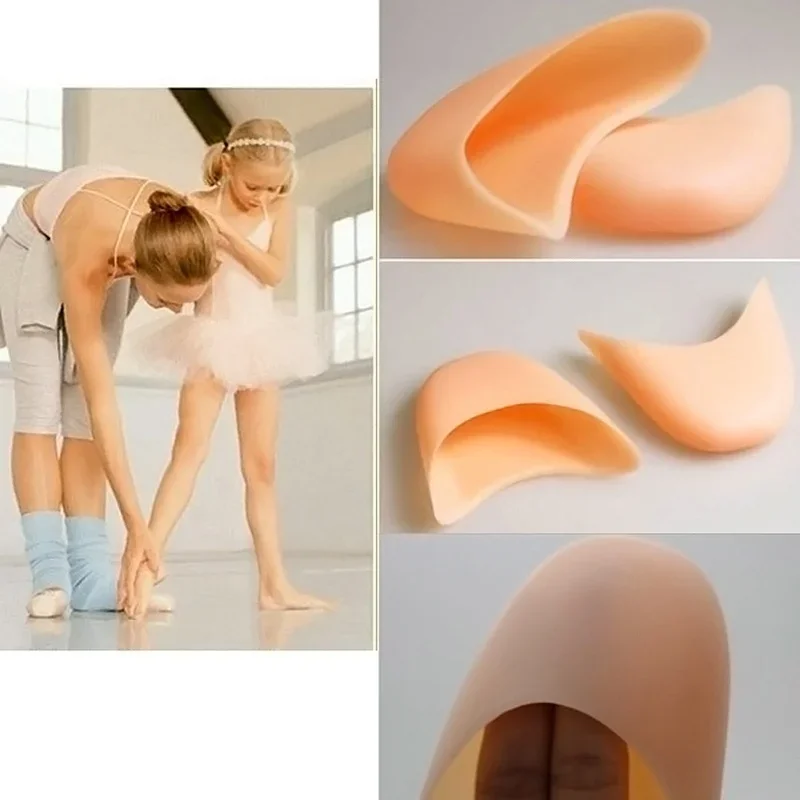 

1 Pair Foot Protectors Elastic Forefoot Ballet Toe Cushions Soft Pain Relief Insoles Half Size Ballet Insoles Dance Ballet