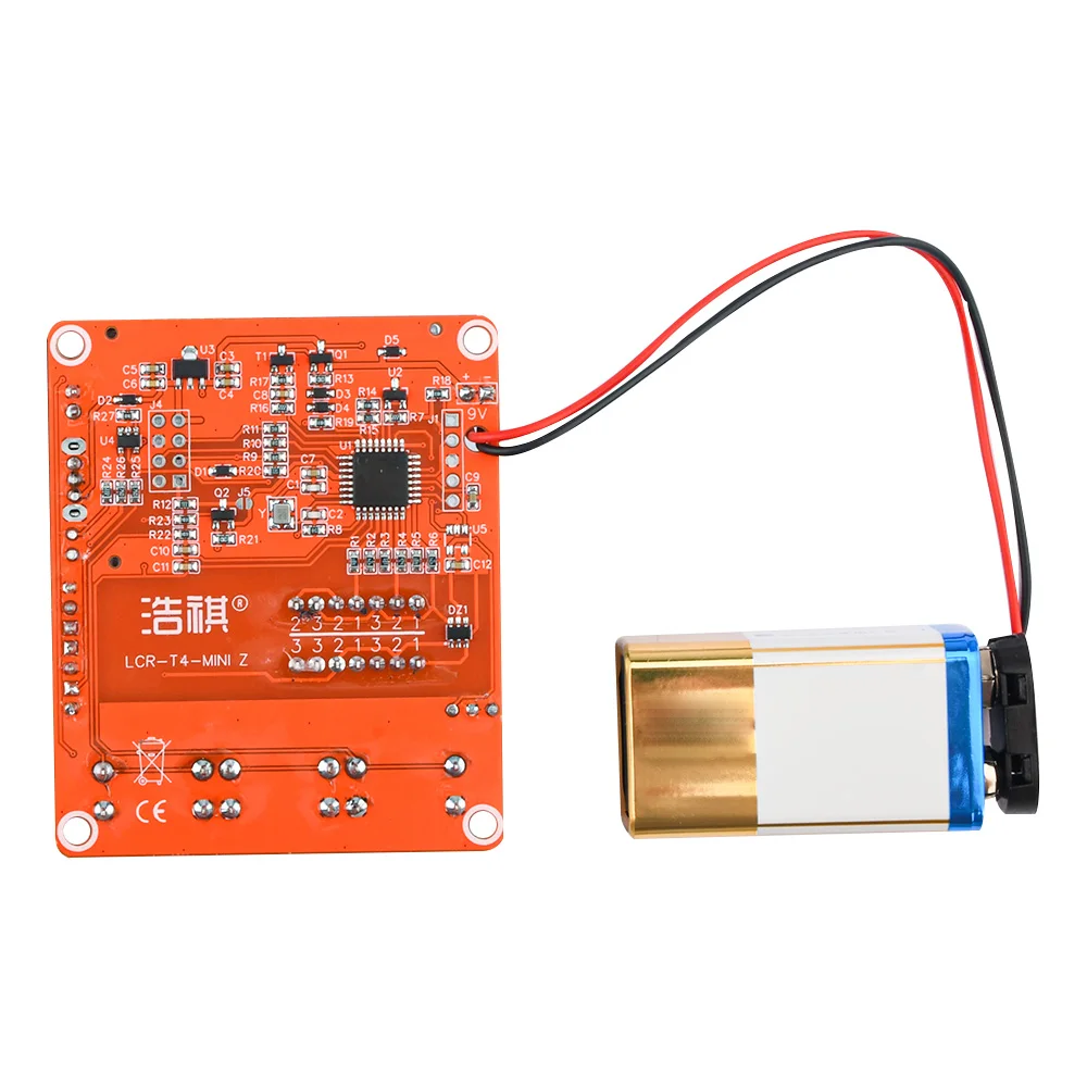 LCR-T4-MINI-Z Digital Transistor Tester Diode Triode Capacitance ESR Meter Automatic MOS/PNP/NPN/FET/SCR LCR 12864 LCD Screen 2