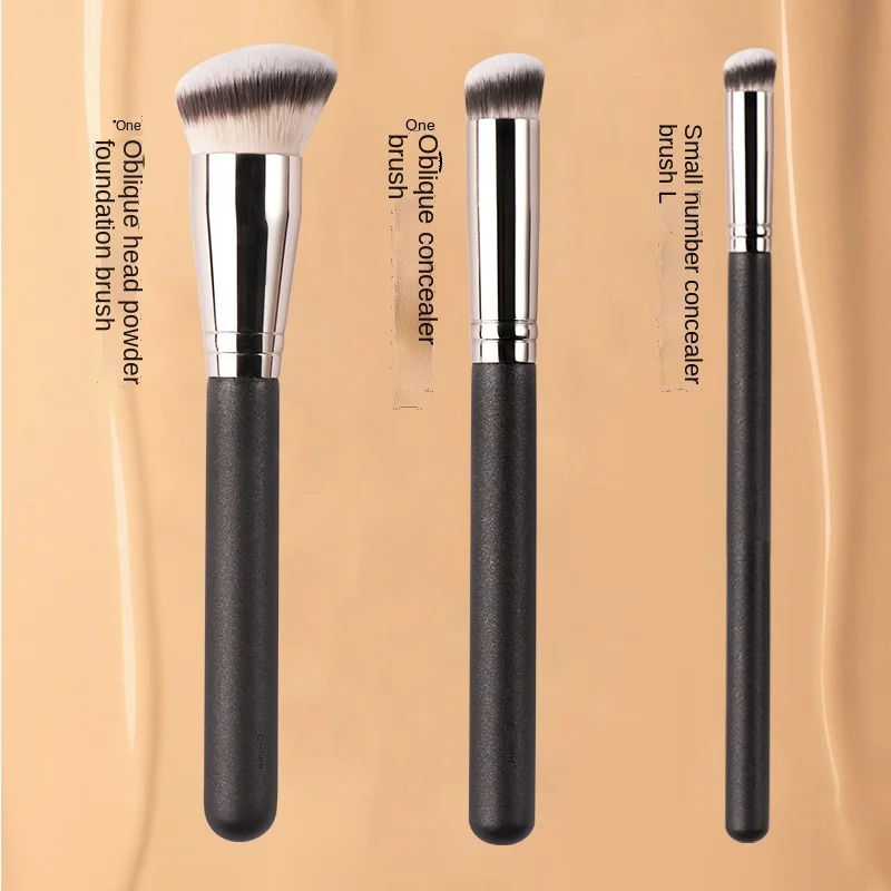 Makeup brushes Set 3PCS Professional Natural Goat Hair Brushes Foundation Powder Contour Eyeshadow Make Up |