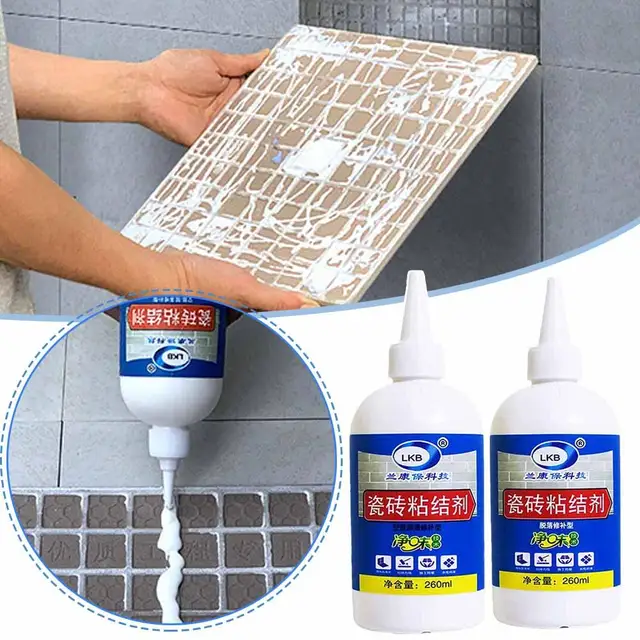 Tile Glue Strong Adhesive Floor Tile Empty Drum Loose Repair Injection  Filling Seam Instead of Wall Tile Falling Off Back Glue - AliExpress