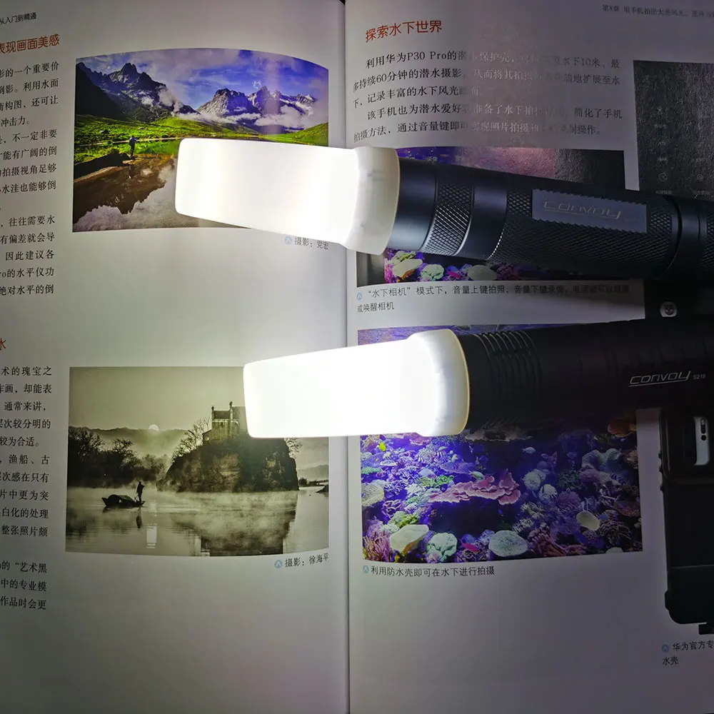 Diffuser for S21A S21B S21E T4 Flashlight Diffuser