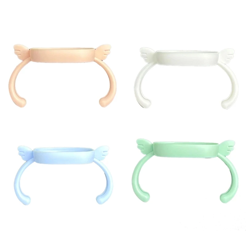 Milk Bottle Handle Baby Bottle Square Handle Feeding Handles for Hegen Glass Bottles Easy Grip for Baby Infant A2UB