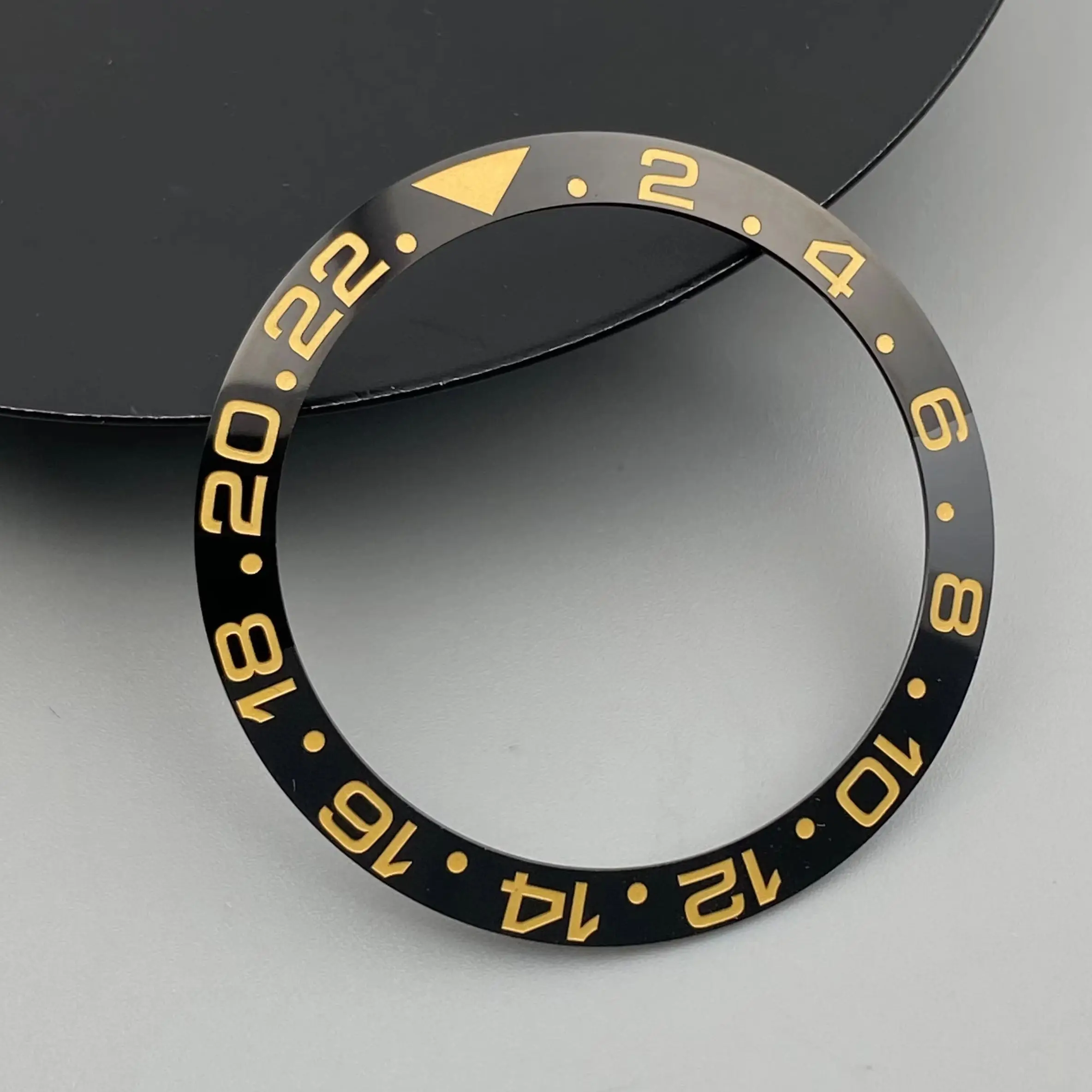 Ceramic & Aluminum Bezel GMT Diving Watch Insert for 40mm Watch Case Replacement