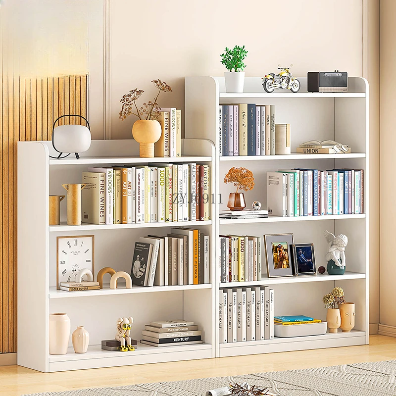 *Stand Library Bookcases Cabinets Modern Storage Children Bookcases Stackable Display Estante De Livros Minimalist Furniture