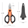 High Carbon Steel Scissors Household Shears Tools Electrician Scissors Wire Stripper Hand Tool Electrician Scissors Stripping 1