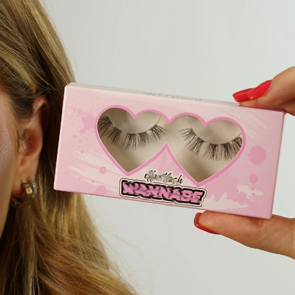 500pcs Customized box Free UPS/DHL 100% Mink eyelashes Natural do logo and design,false eyelashes package,eye makeup cosmetics 2