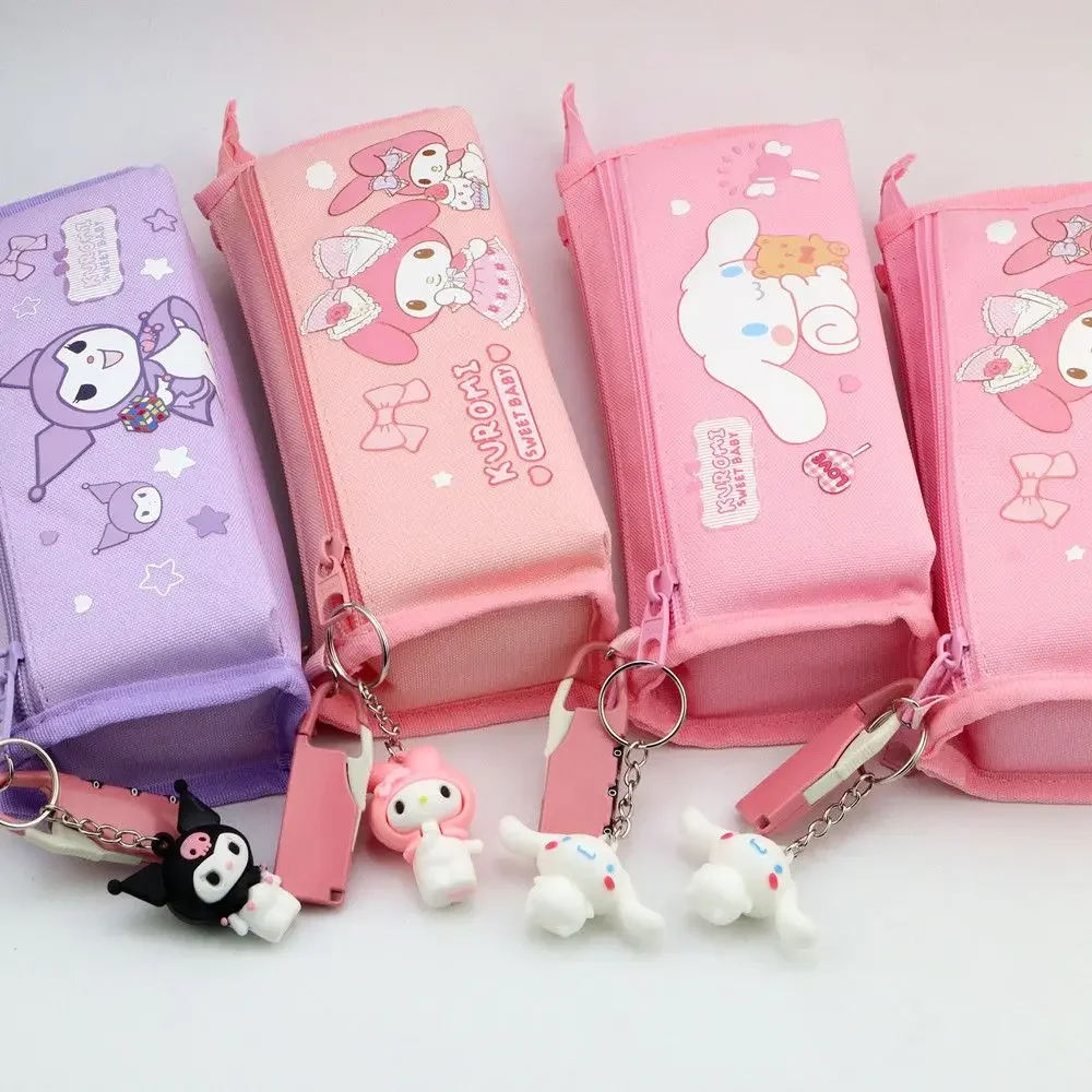 

Kawaii Sanrioed аниме мультфильм серия Kuromi My melody Новая Мода креативная милая девушка обучение Канцтовары пароль канцелярская сумка