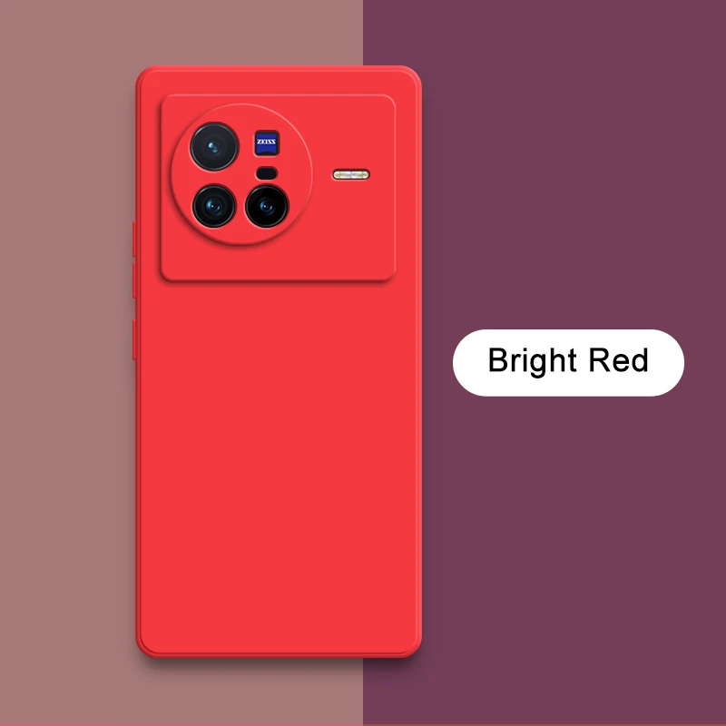 Premium Square Liquid Silicone Shockproof Phone Case - 360° Protective Cover