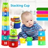 Stacking Game Cup Children Board Game Hand Speed Competition Fold Cup with Numbers Letters Shapes Early Education Puzzle Toy 3