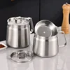 2L Multifunction Oil Filter Deep Fryer Frying Pan Heating Oil Pot Stainless Steel Fry Basket Oil Jug Food Container 2