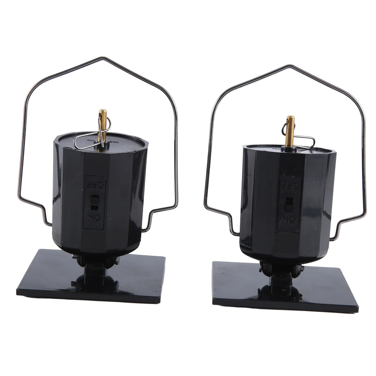 Solar Hanging Display Motor Rotating Small Motor Solar Energy Wind Spinner Motor Multi-Purposes Rotatable Hook 2Pcs 4