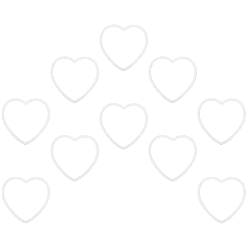 

10Pcs Dream Catcher Rings Heart Macrame Hoops Dream Catcher Heart Rings for Dream Catcher Making
