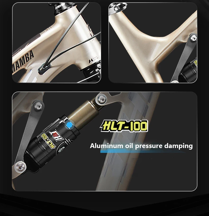 Soft Tail Frame Downhill Mountain Bike Full Suspension Mountain Bicycle 30/33 Speed 27.5 inch Aluminium Alloy Cross Country Bike