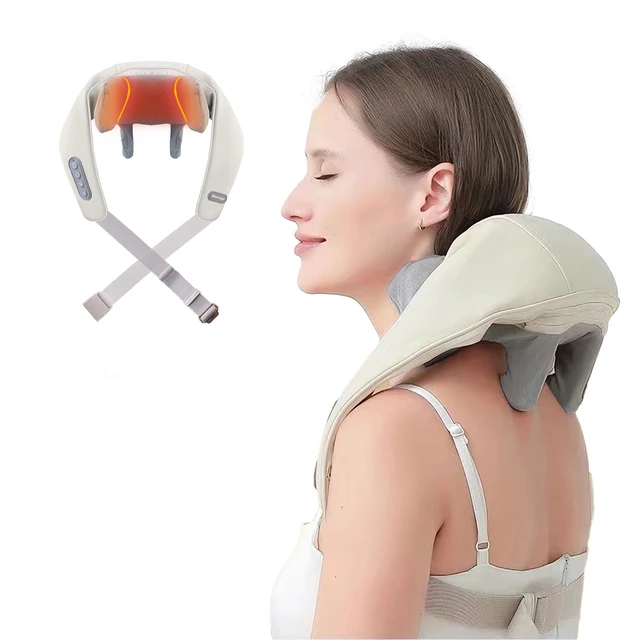 Shiatsu Back Neck Massager with Heat Electric Massager for Back & Shoulder  Massage Pillow Muscle Relaxation