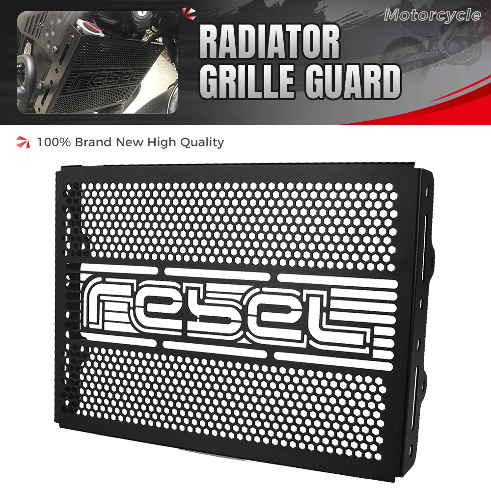 

Motorcycle Accessories For HONDA Rebel CMX 300 CMX 500 2017-2024 Radiator Core Guard Water Tank Net Water Tank Protective Cover
