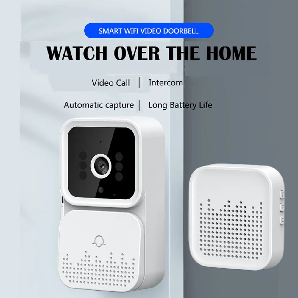 Video Doorbell M6 Wireless Wifi Phone Intercom Security Camera Door Ring Home Security Accessories Electronic Components