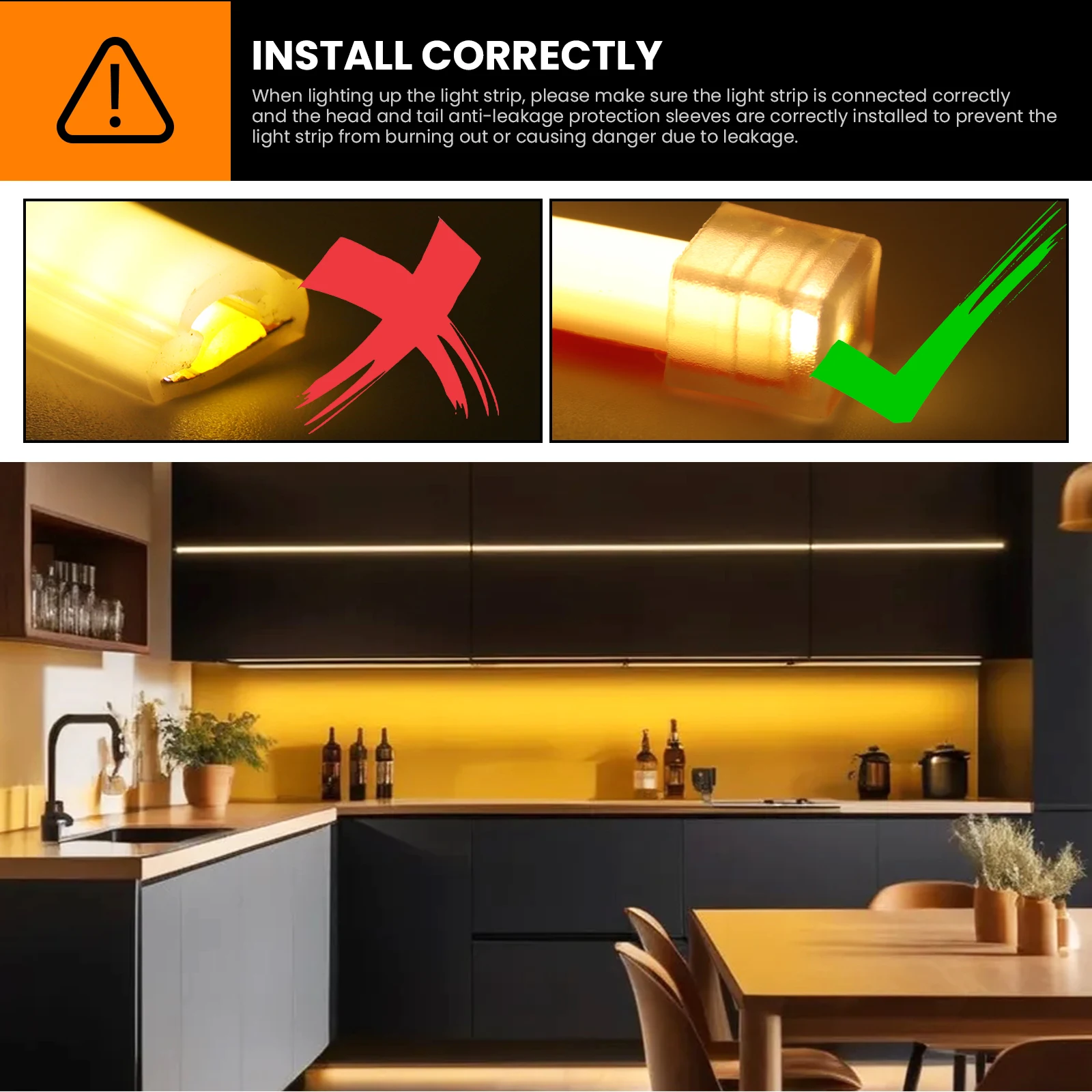 220V Dimmable COB LED Neon Strip Light 288Leds/M IP67 With Switch/Dimmer EU Plug Flexible Adhesive Tape for Home Garden Lighting 4