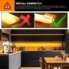 220V Dimmable COB LED Neon Strip Light 288Leds/M IP67 With Switch/Dimmer EU Plug Flexible Adhesive Tape for Home Garden Lighting 4