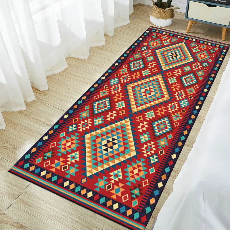 Set 2 Tappetini Da Cucina Antiscivolo - Impermeabili, Design Geometrico, 43x75 Cm E 43x150 Cm, Velluto Cristallo - Foto 7