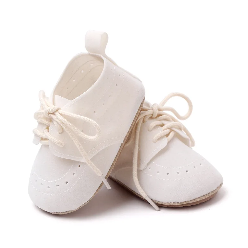 Newborn Baby Shoes Baby Boy Girl Shoes Classic Leather Rubber Sole Anti-slip Toddler First Walkers Infant Girl Moccasins