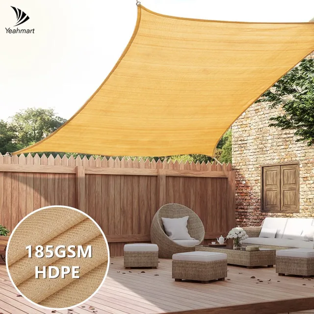 Igen, 185Gsm Hdpe Sun Shade Vitorlás Kötelekkel, Lombkorona