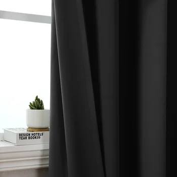 Modern Blackout Curtains Window For Living Room Thick Curtain For Bedroom High Shading Drapes Blinds For Kitchen Curtains Custom 2