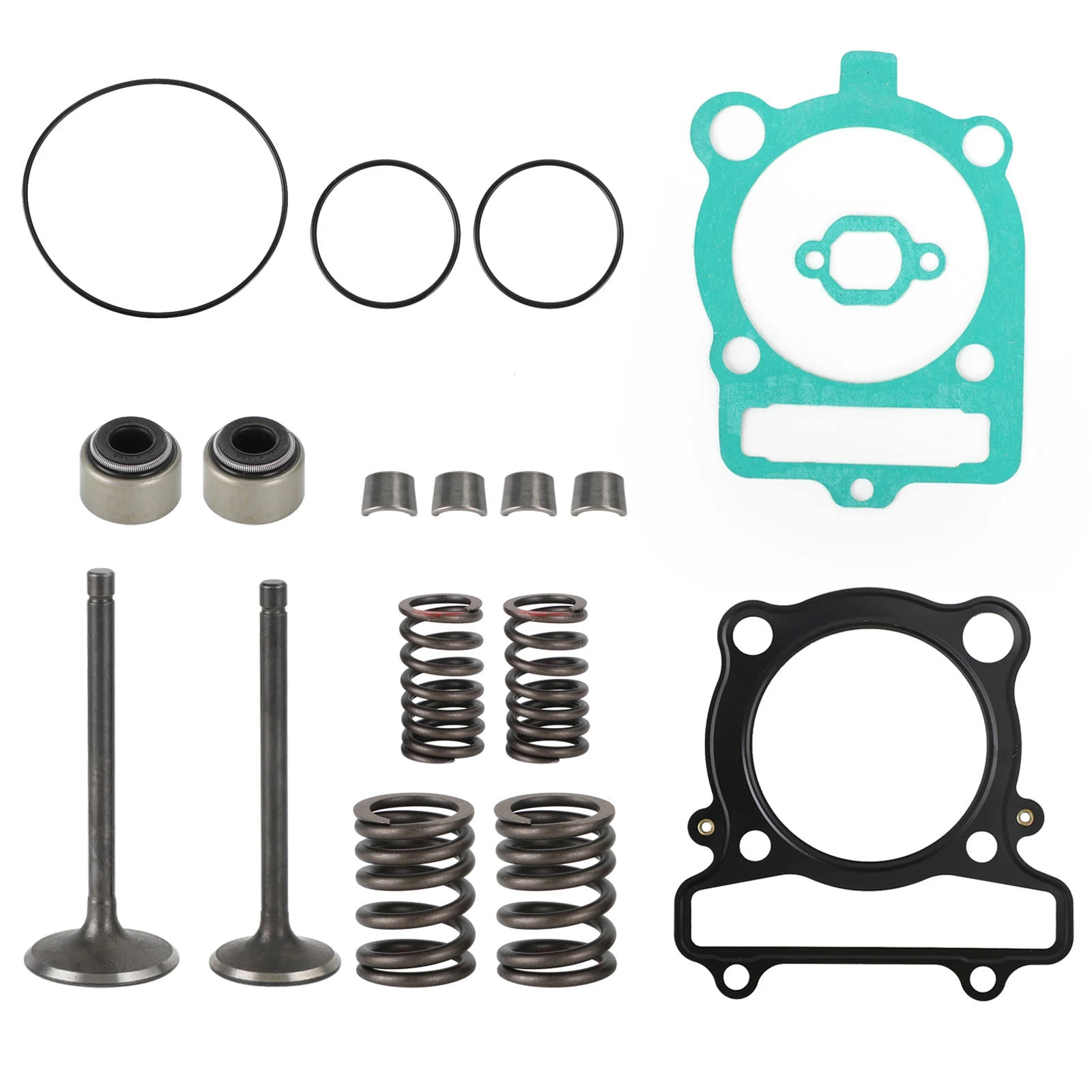Artudatech Cylinder Intake Exhaust Valve Gasket Kit for Yamaha Warrior
